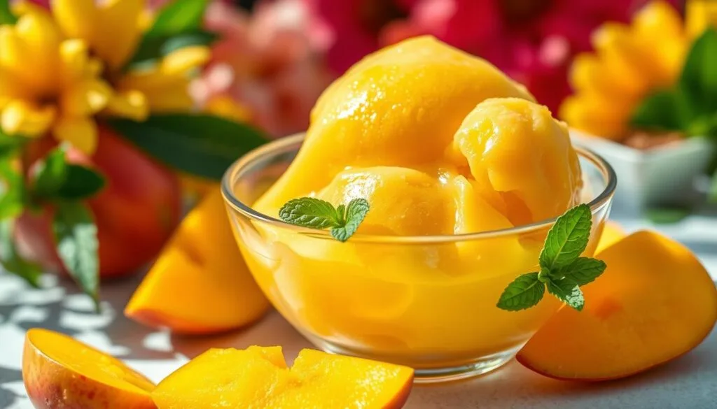 mango sorbet mango sorbet
